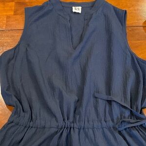 Anne Klein Navy Midi Dress